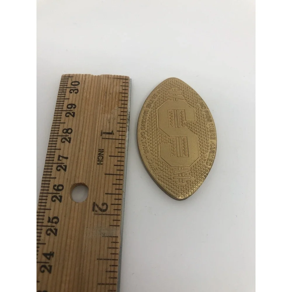 Rare Authentic NFL RUSHZONE COIN Metal Double Sided 